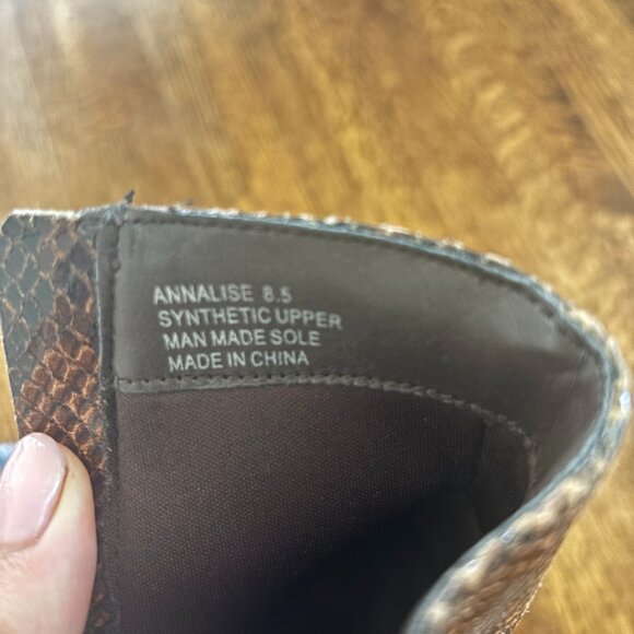 snake skin boots - Picture 2 of 2